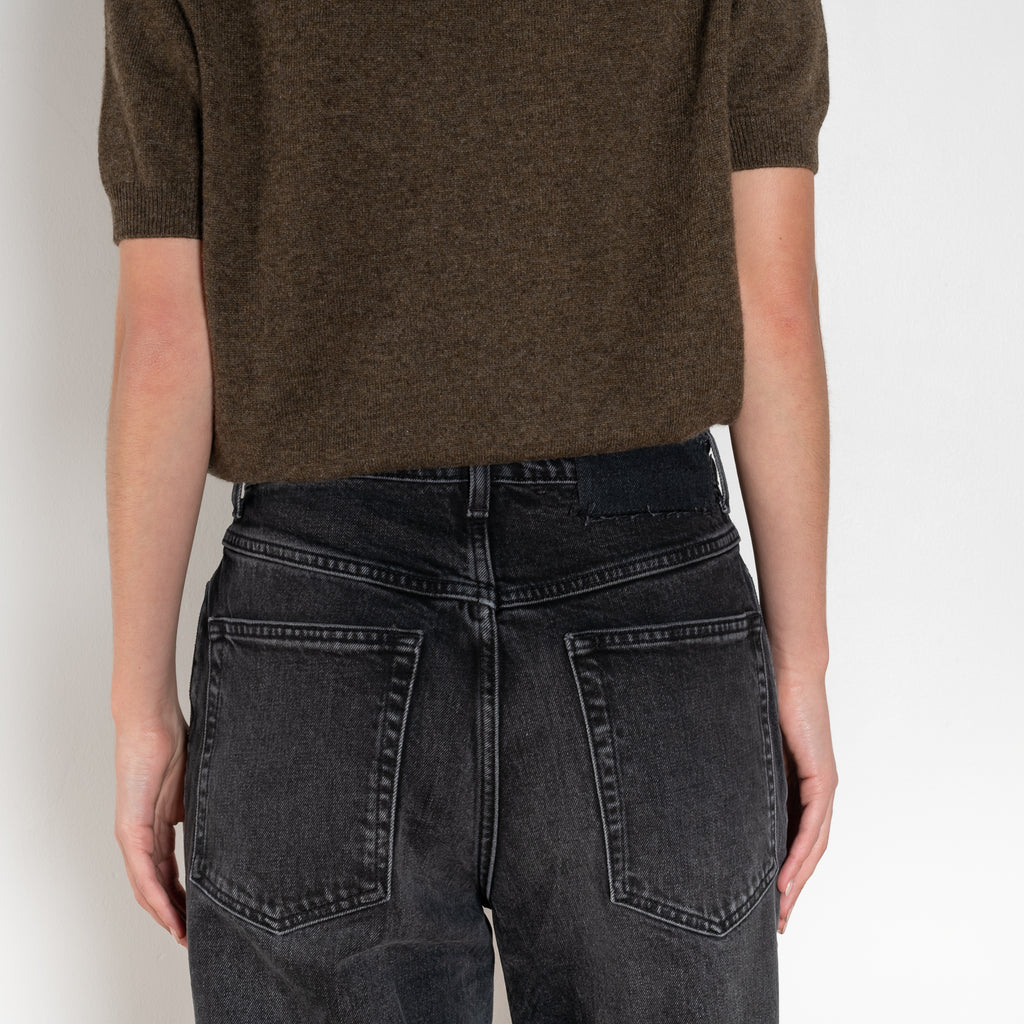 The Borrowed Jeans by Nackiye is a peg style boy jeans which sit mid-waist