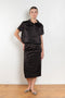 The Crayon Skirt by Nackiye is a knee length pencil skirt with raw edging and a slight noir petticoat reveal.