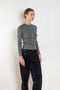 The Insider Knit Top by Nackiye is a classic button down knit top. The insider is close fitting in a soft, lightweight wool &  silk