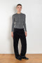 The Insider Knit Top by Nackiye is a classic button down knit top. The insider is close fitting in a soft, lightweight wool &  silk