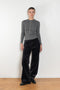 The Insider Knit Top by Nackiye is a classic button down knit top. The insider is close fitting in a soft, lightweight wool &  silk