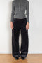 The Jimi Pants by Nackiye is a relaxed low waist straight pant with two pockets at the rear, including two front pockets