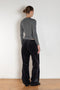 The Jimi Pants by Nackiye is a relaxed low waist straight pant with two pockets at the rear, including two front pockets