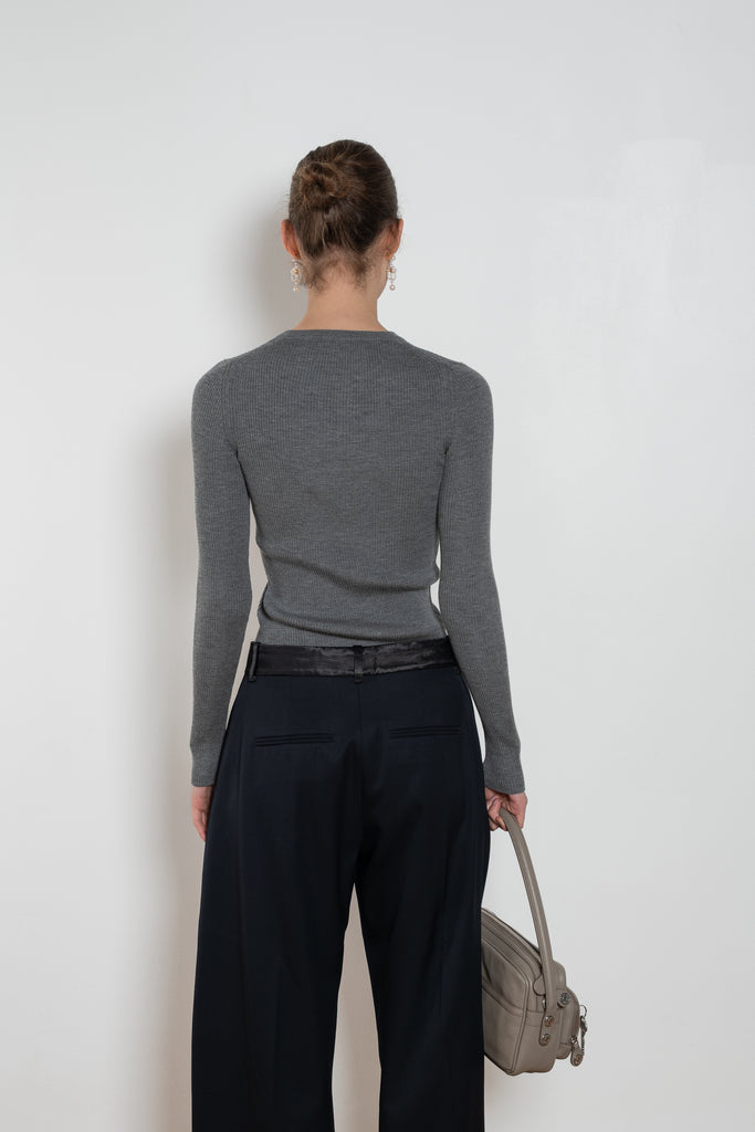 nackiye knit insider top