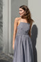 The Park Life Dress by Nackiye is a cross back dress with frill edging at the waist