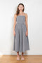 The Park Life Dress by Nackiye is a cross back dress with frill edging at the waist