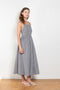 The Park Life Dress by Nackiye is a cross back dress with frill edging at the waist