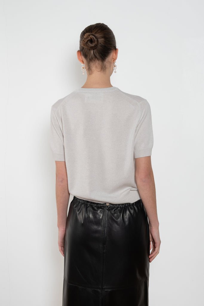 nackiye pearl cashmere top