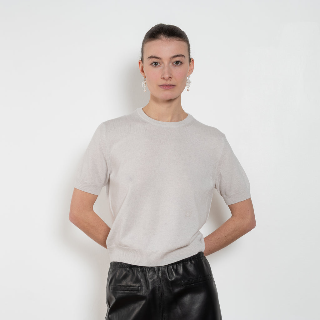 nackiye pearl cashmere top