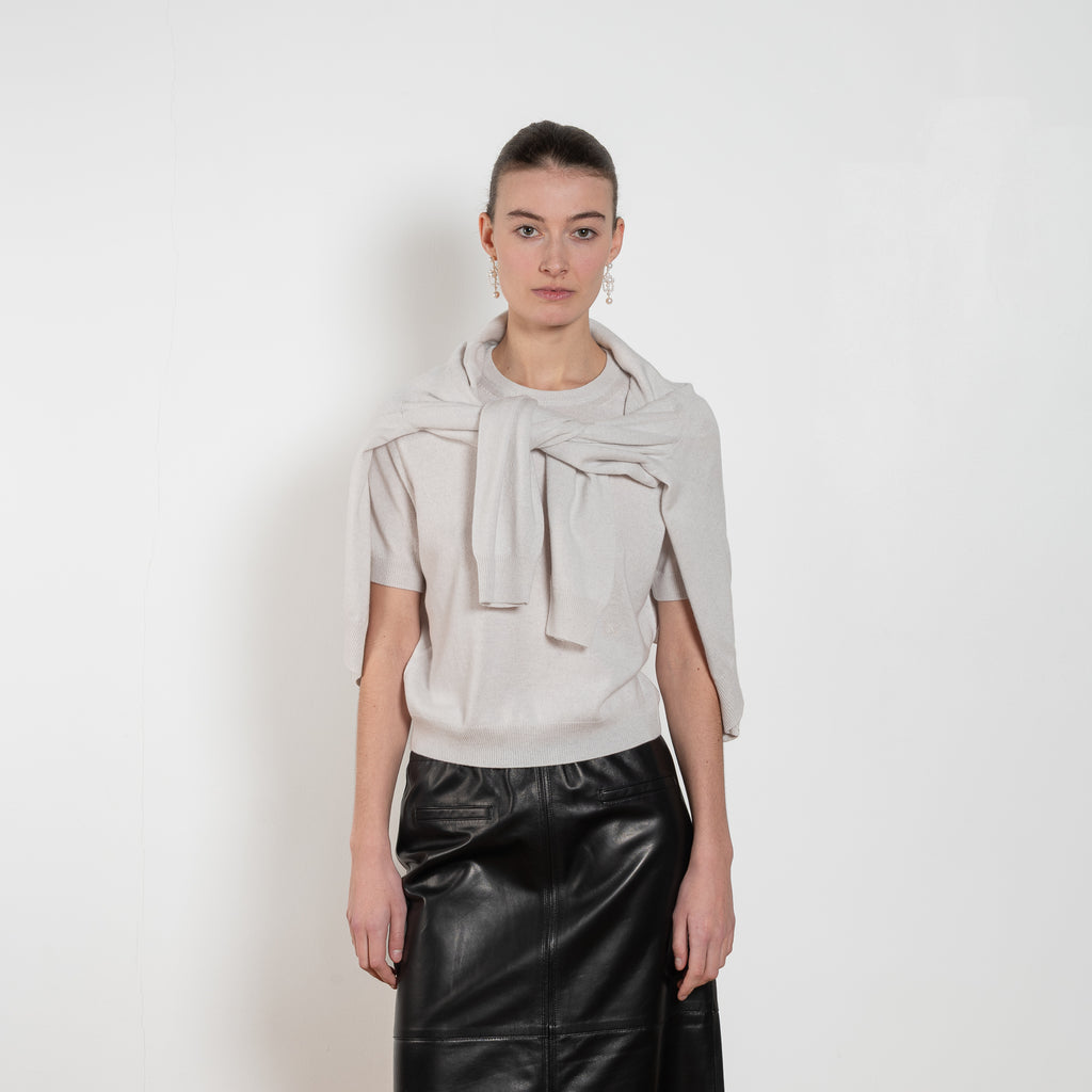 nackiye pearl cashmere top