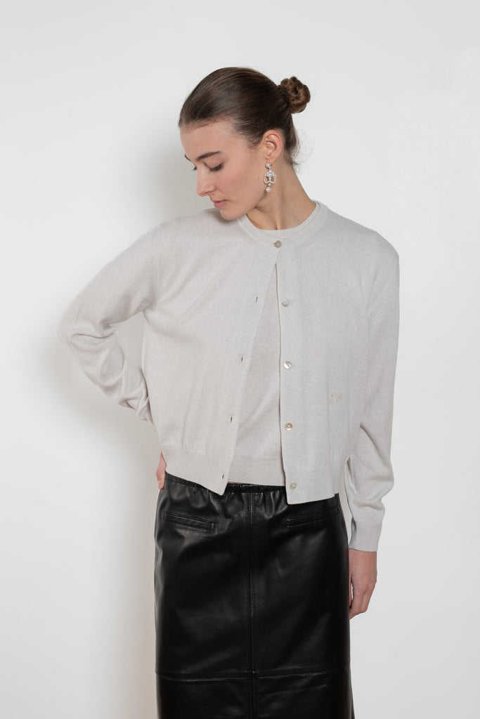 nackiye pearl cashmere top