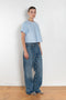 The Pixie Top by Nackiye is a fresh take on the classic shirt. Sleek A-line silhouette, short sleeves a detachable back belt