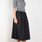 The Summer Wine Skirt by Nackiye is a gathered A-line circle skirt with cream waist frill edging and detached elastic inner waist