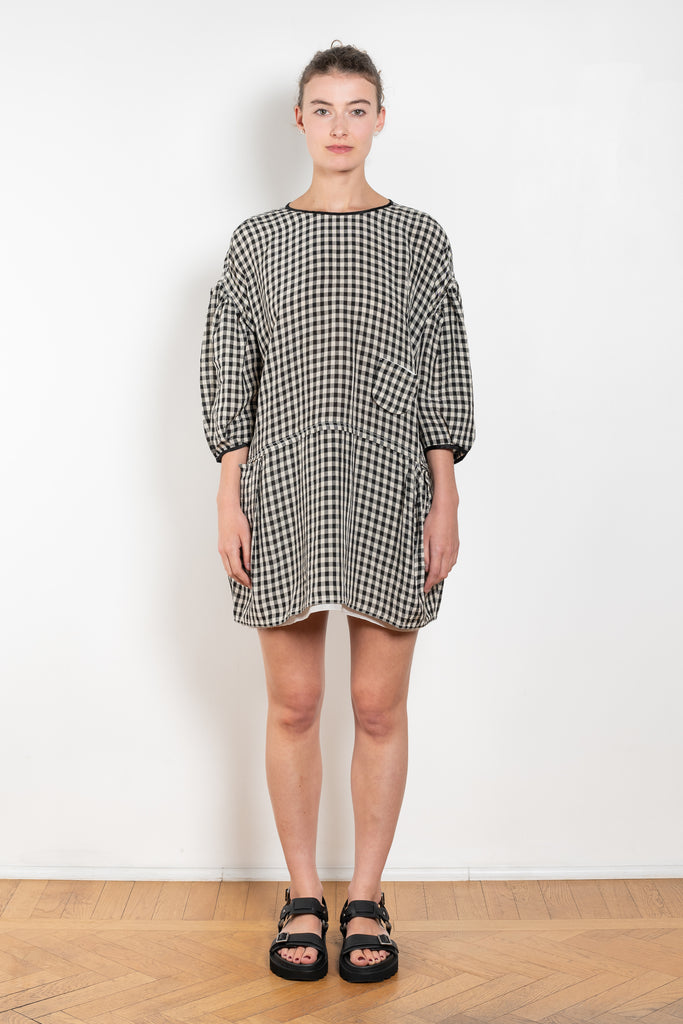 The Baby Love Dress by Nackiye is a loose balloon sleeve dress with pin-tuck details