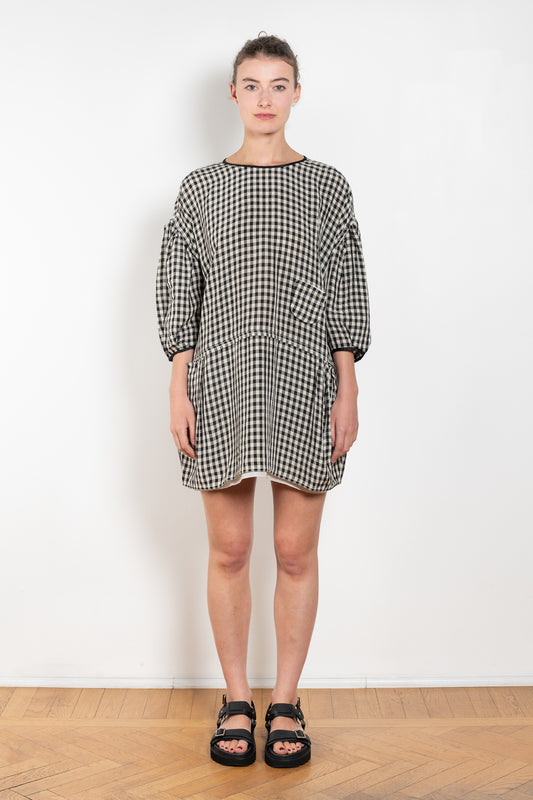 The Baby Love Dress by Nackiye is a loose balloon sleeve dress with pin-tuck details