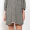 The Baby Love Dress by Nackiye is a loose balloon sleeve dress with pin-tuck details
