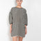 The Baby Love Dress by Nackiye is a loose balloon sleeve dress with pin-tuck details