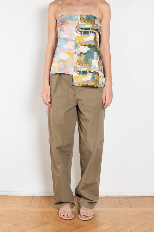 The Bread and Butter Pant by Nackiye is a cargo inspired pants with pleats