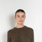 The Pearl Top by Nackiye is a crew neck short sleeved sweater in a lightweight cashmere with lightly ribbed sleeve hems and bottom hem