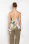 The Petit Jardin Top by Nackiye is a strappy top in foulard with adjustable straps