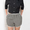 The Short But Sweet Shorts by Nackiye are olympic inspired shorts with piping detail.