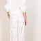 cotton trouser gauchere 0349 white