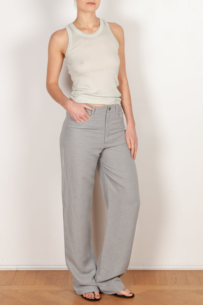 peran pants grey melange loulou studio