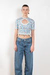 Floral Cut-out Top
