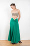 The Long Skirt by Paco Rabanne is a long flowy jersey skirt with a PR embellishment at the waist