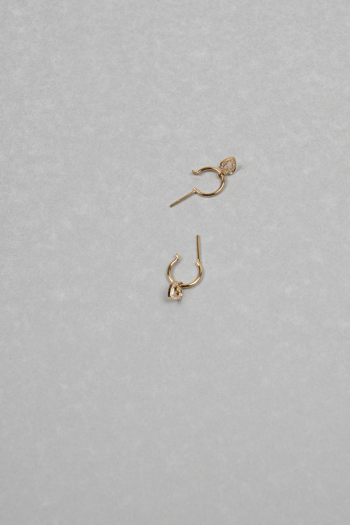 SBB Lily Lettre de coeur earring