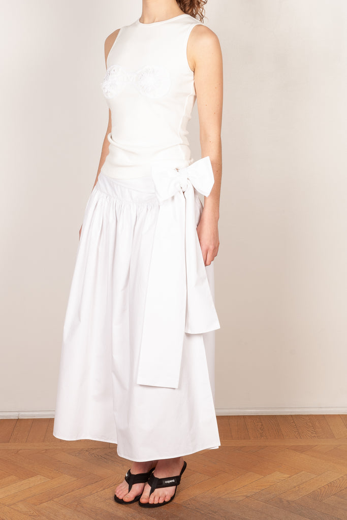 skirt 01 cotton white magda butrym