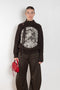 ss daley circle sweater knitted brown