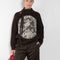 ss daley circle sweater knitted brown