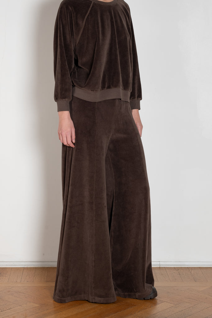 suzie kondi megalo palazzo pants velour