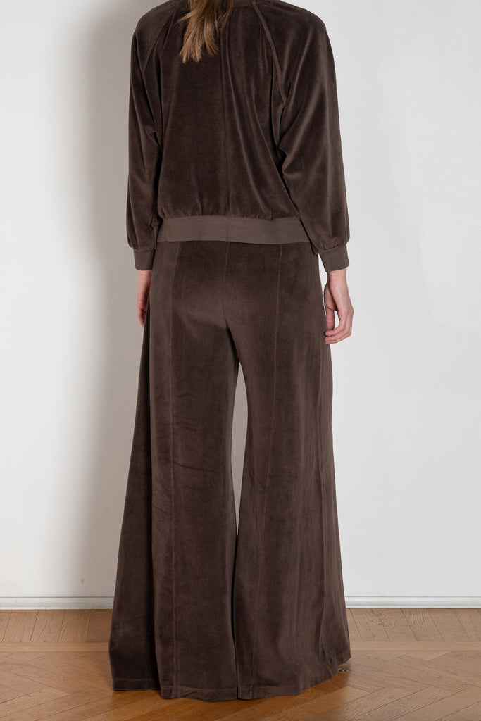 suzie kondi megalo palazzo pants velour