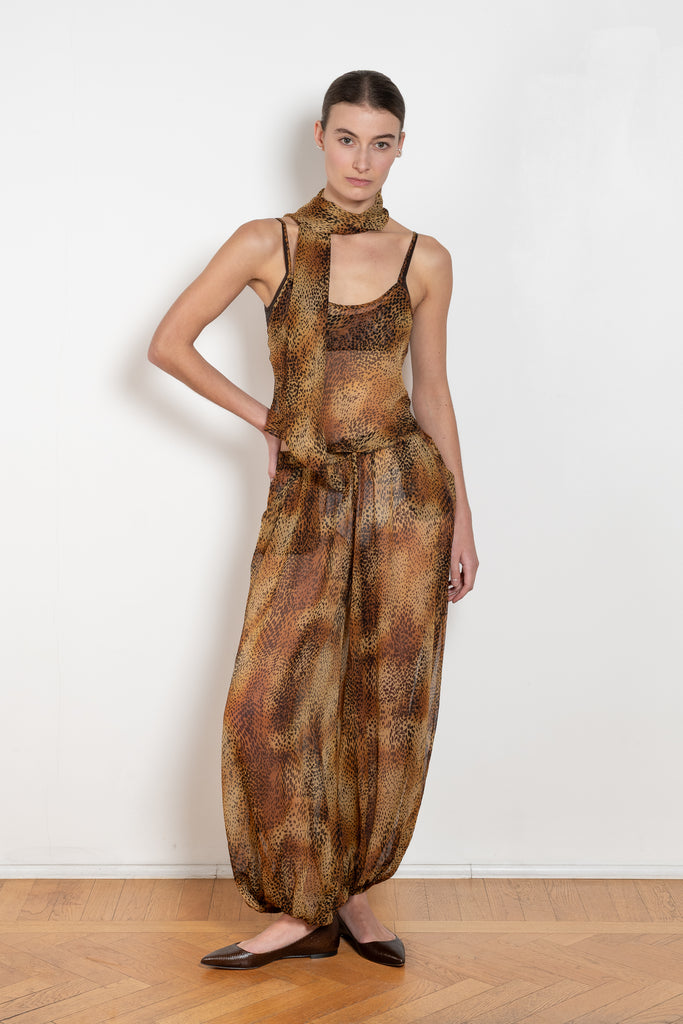 Suzie Kondi sofia pants silk leopard