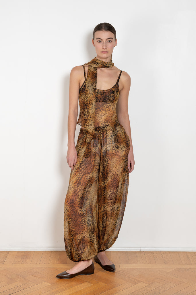 Suzie Kondi sofia pants silk leopard