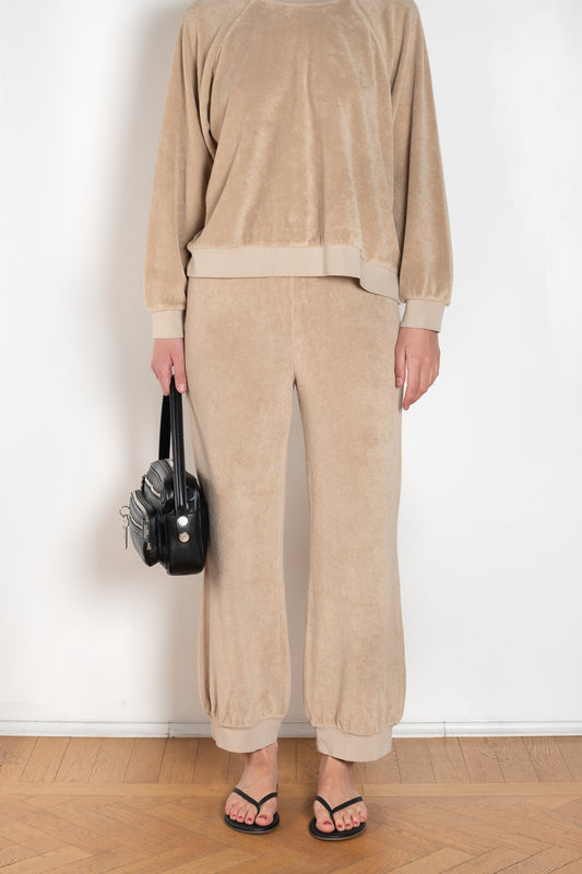 The Tosk Pants by Suzie Kondi is a harem inspired trouser in terry