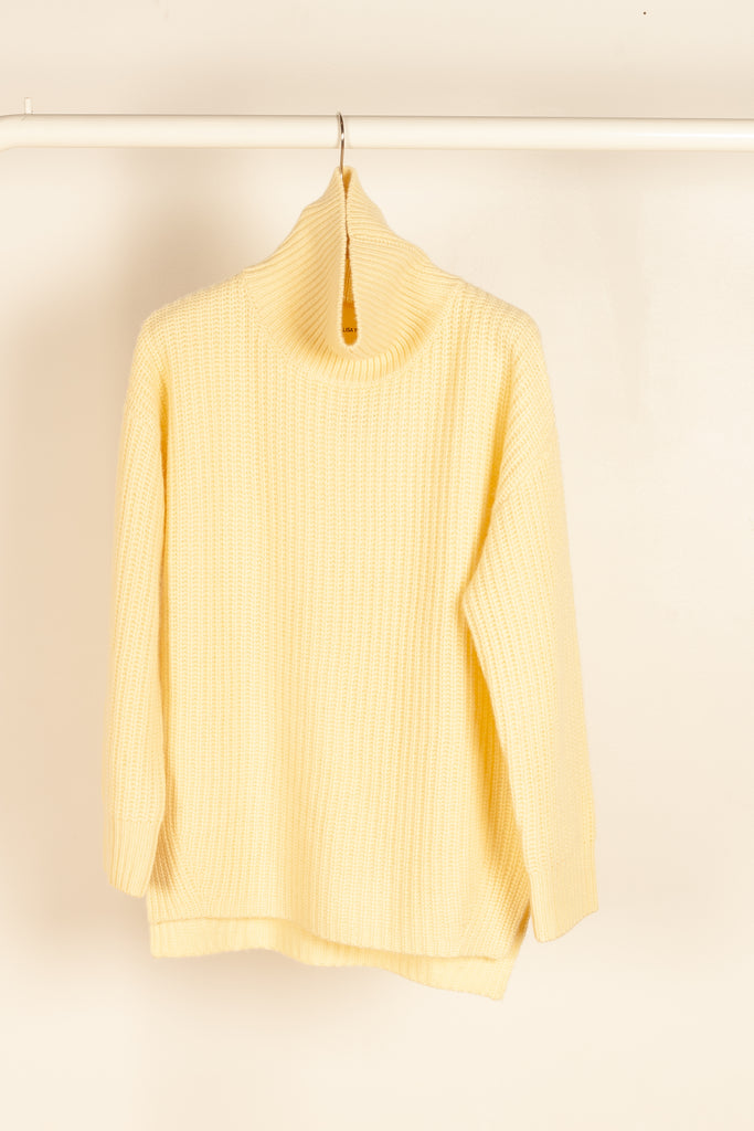 theresa sweater lemon sorbet lisa yang