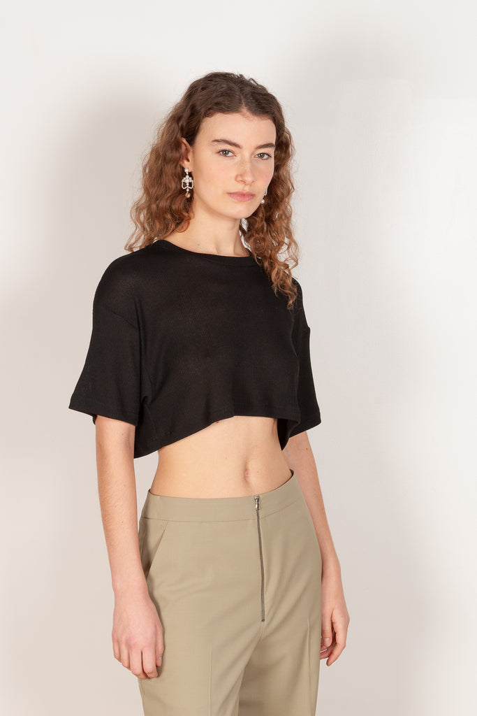 black cropped top gauchere 1751