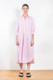 The Marlowe Dress by Xirena is a long shirtdress in a crisp cotton poplin perfect for beach wear or hot city days
