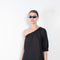 The Pippa Dress by Xirena  is a one-shoulder mini dress with a ruffle trim in a lightweight linen