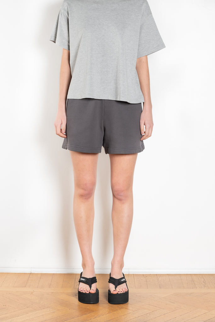 The Shayne Sweatshort by Xirena is a soft fleece short with a relaxed fit, small side slit and pockets
