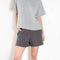 The Shayne Sweatshort by Xirena is a soft fleece short with a relaxed fit, small side slit and pockets