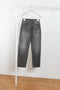 The Loose Jean by 6397 is a relaxed jeans with a loose straight leg and a mid rise in a vintage washed grey 