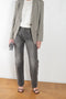The Loose Jean by 6397 is a relaxed jeans with a loose straight leg and a mid rise in a vintage washed grey 