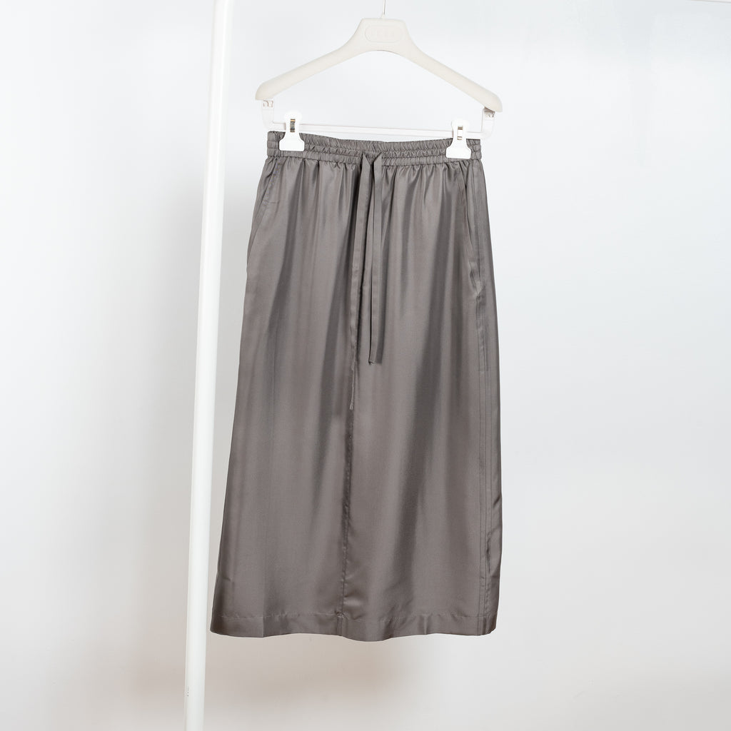The Silk Skirt by 6397 is a flowy silk skirt that can be worn with matching top
