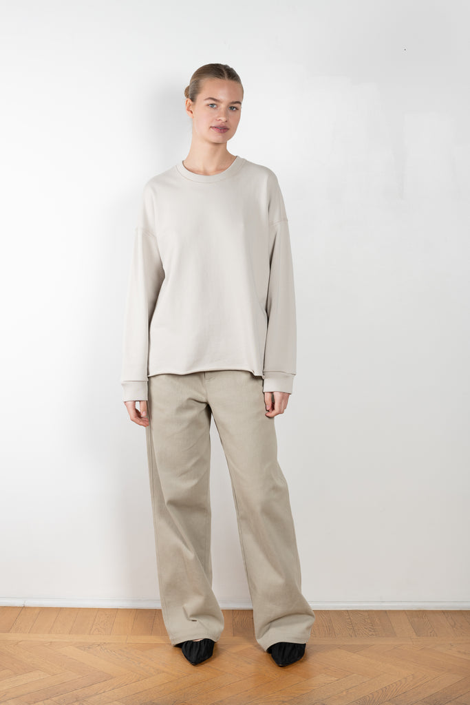 The Slouchy Crew Sweatshirtr by 6397 is a signature relaxed sweatshirt in a soft cotton French Terry