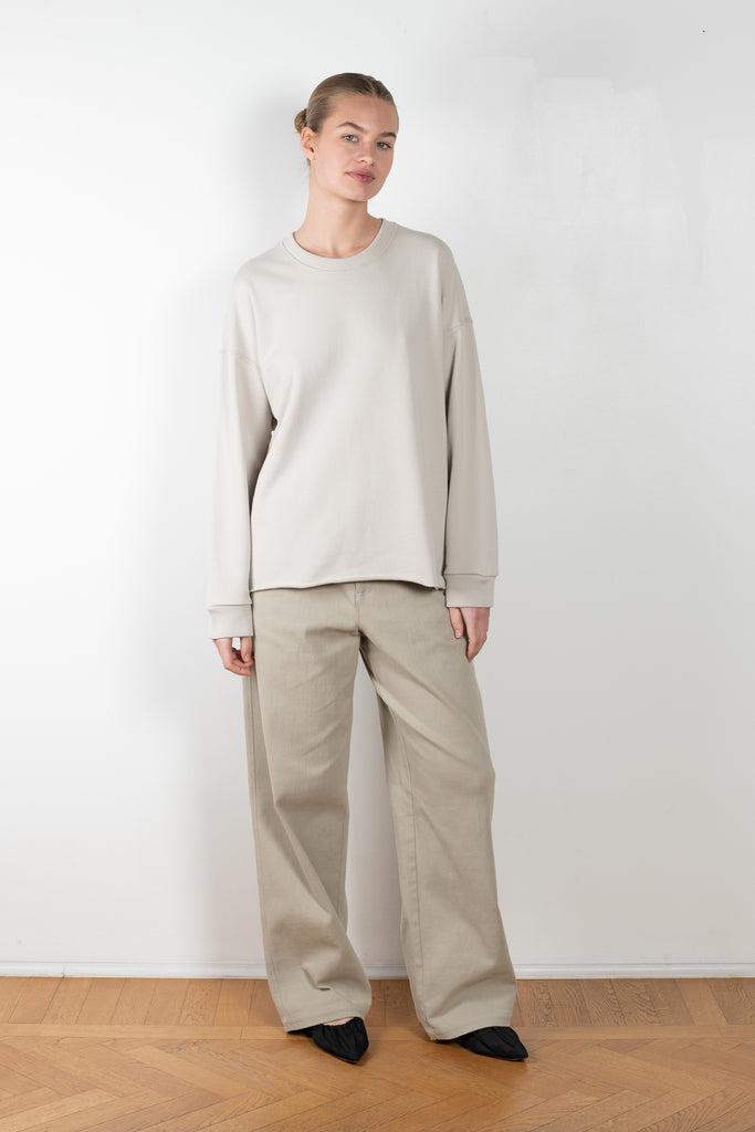 The Slouchy Crew Sweatshirtr by 6397 is a signature relaxed sweatshirt in a soft cotton French Terry
