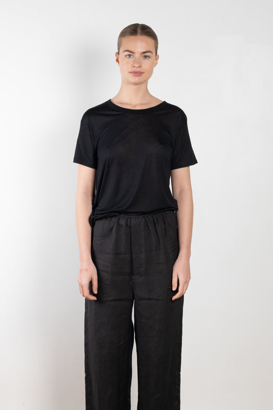 The Loose Tee by Baserange has a soft and super lightweight feel, cut for a relaxed fit in a feminine draped bamboo